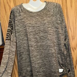 PINK Victoria's Secret Gray Long Sleeve Top large